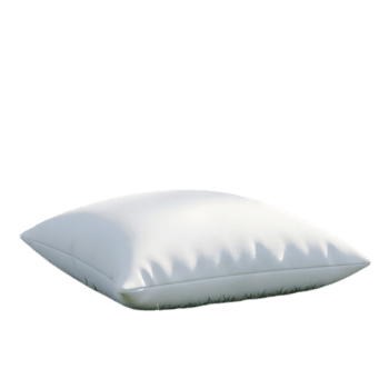 semplice bianca cuscino isolato su trasparente sfondo, offerta comfort e supporto per un' riposante dormire, Perfetto per aggiungendo un' toccare di serenità per qualunque spazio png