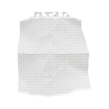 rasgado peça do gráfico papel isolado em transparente fundo, exibindo uma rede padronizar e texturizado arestas para artístico ou técnico formulários png