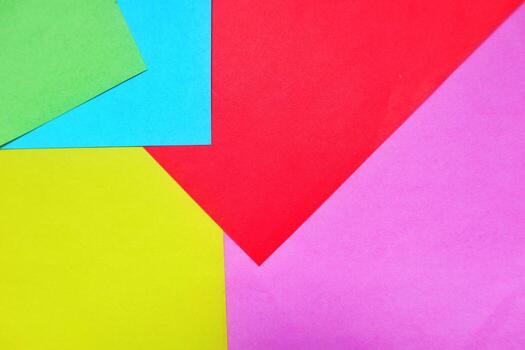 Colorful Curved Paper Layers Forming a Smooth Gradient Background photo