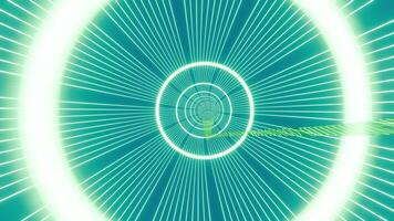 nyaste neon grön sci fi netto tunnel vj slinga bakgrund video