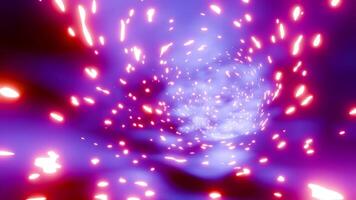 espacio ciencia fi red túnel vj lazo con cosmo antecedentes video