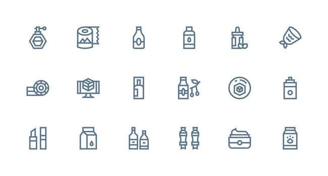 18 fuerte carrera línea íconos para producto diseño gráficos bien estructurado íconos para creativo utilizar vector