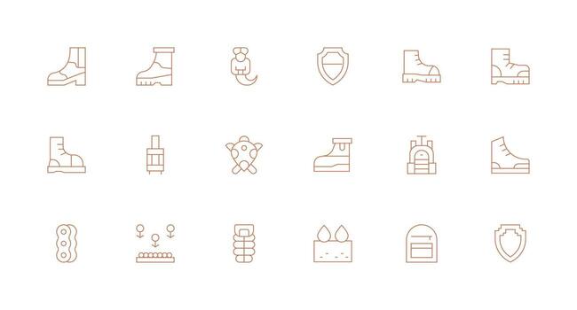 Minimal Line Icons from Durable Set with 18 Vectors Compact Icon Pack