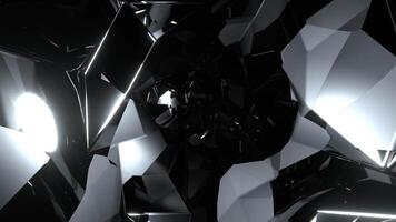 White Curved Abstract Interdimensional Tunnel Background VJ Loop in 4K video