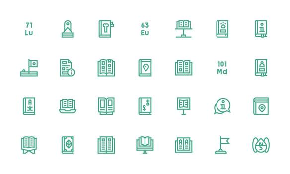 Reference Set with 28 Bold Line Icons Neatly Designed Icons for Web Platforms vector