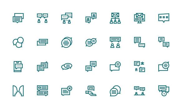 Bold Line Icons from Reply Set with 28 Vectors Interface Icons for Daily Use