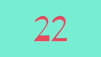 25 andra nedräkning timer med rosa tal på en kricka bakgrund lämplig för tema innehåll relaterad till tal, räkning, nedräkningar, bra för digital grafik video