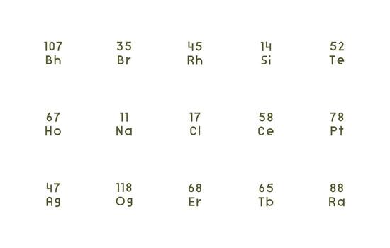 Regular Line Style Element Symbol Icons with 15 Vectors Organized Icon Pack for Quick Access