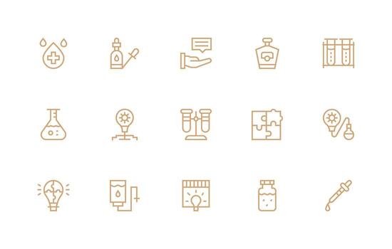 15 Regular Line Style Icons from Solution Collection All-Purpose Icon Design Pack vector