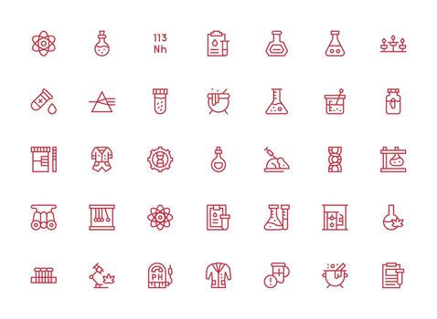 35 regular limpiar línea estilo íconos desde experimentar colección interfaz íconos para diario utilizar vector