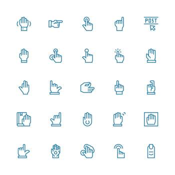 25 medio carrera contorno íconos para hacer clic gráficos núcleo icono colección para diario Tareas vector