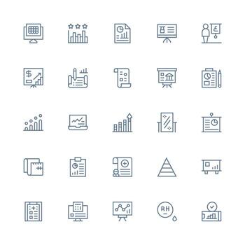 medio carrera contorno íconos desde gráfico conjunto con 25 vectores pulcramente diseñado íconos para web plataformas
