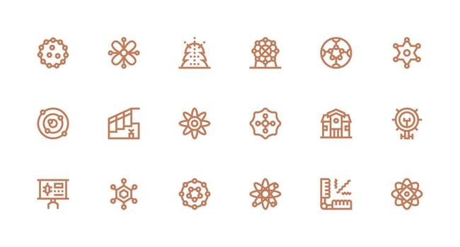 esquemático icono conjunto con 18 fuerte carrera línea gráficos optimizado icono paquete para digital productos vector