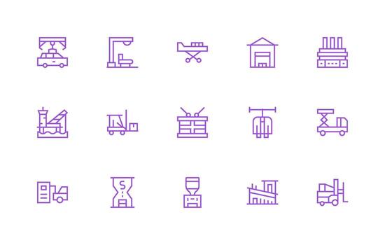 15 regular línea íconos para descarga gráficos imprimible icono colección vector