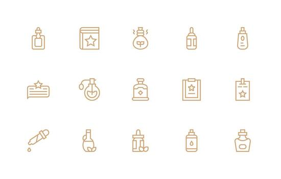 Regular Line Icons from Essential Set with 15 Vectors Neat Icon Set