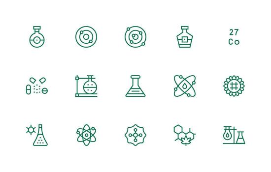 regular línea íconos desde compuesto conjunto con 15 vectores diseño icono paquete