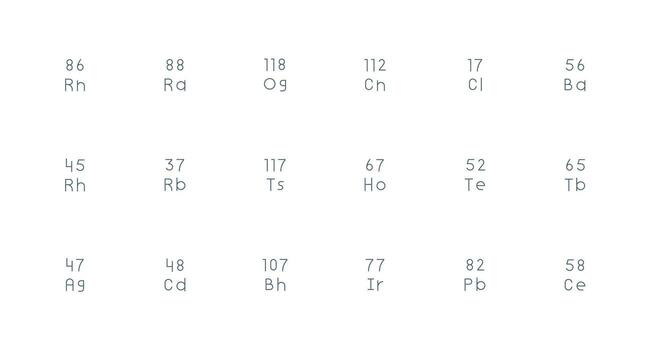 18 Minimal Line Vectors for Element Symbol Theme Multi-Style Icons for Creative Projects