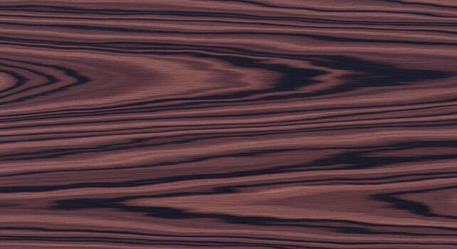 Seamless rich reddish-brown wood texture with distinctive wavy black grain. An elegant, natural, and sophisticated backdrop for modern design applications photo