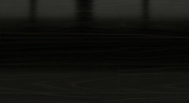 Luxurious black hardwood flooring background with a smooth, reflective surface and subtle natural wood grain pattern photo