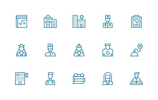 15 Icons for Exam in Regular Line Format Organized Glyph Icons for Fast Design vector