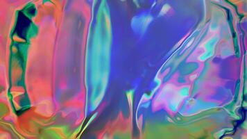 dynamisk abstrakt animering med vibrerande färger och vätska former video