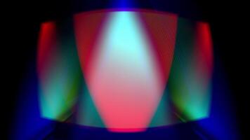 färgrik abstrakt mönster framträda på en mörk bakgrund skapande djup och rörelse video