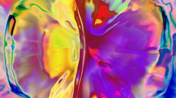 Vibrant abstract animation showcasing dynamic color transformations and patterns video