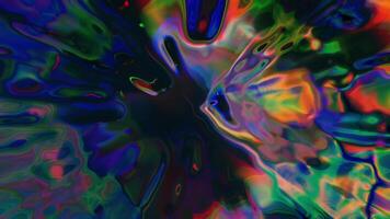 Vibrant abstract animation showcasing dynamic color interplay and fluid movement video