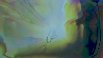 dynamisk abstrakt animering utforskar färger och former i en overkligt miljö video