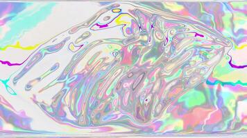 färgrik abstrakt former blandning och strömma med dynamisk mönster och ljus video