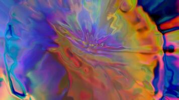 Vibrant abstract animation featuring colorful swirling patterns and shapes video