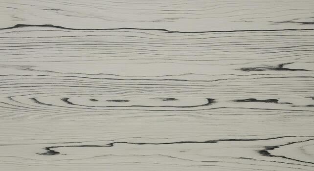 Close-up of a natural light wood texture, showcasing a distinct grain pattern with prominent dark lines on a pale, smooth surface, ideal for backgrounds and design elements photo