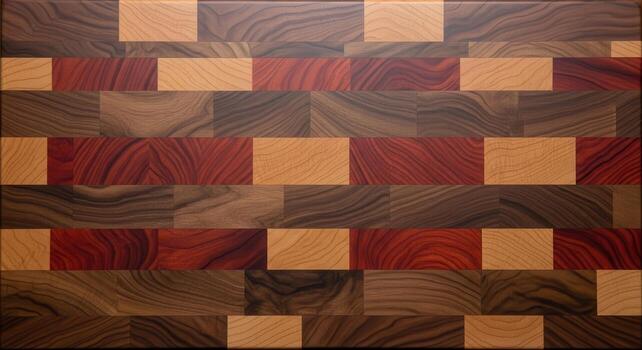 Multi-Colored Wood Block Pattern Texture photo