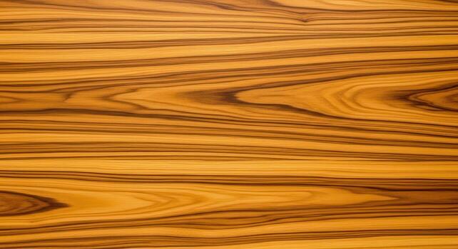Natural wood grain texture with warm brown and golden yellow stripes, perfect for backgrounds and design projects photo