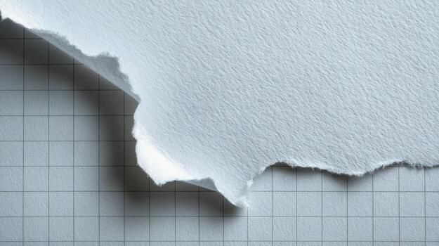 Torn Paper Texture Overlay on Squared Grid Abstract Background for Design and Creative Projects photo