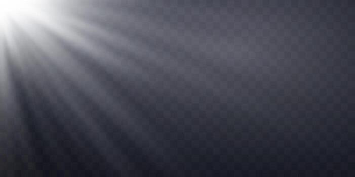 Silver lens flares set.Isolated on dark background. Sun flash with rays spotlight and bokeh. Grey glow flare light effect. illustration. vector