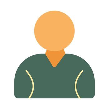 Geometric User Profile Graphic for Web and Apps vector