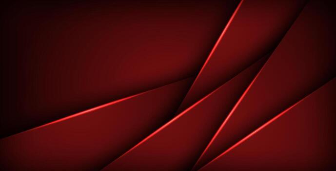 red geometric triangle background overlap layer on black space for text and background design. ,. . vector