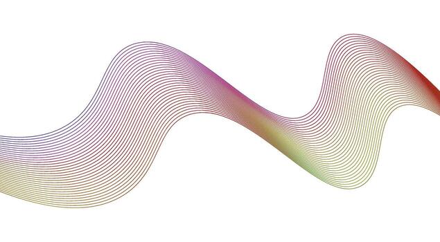 ondulado mezcla líneas diseño degradado vistoso resumen antecedentes ilustración vector