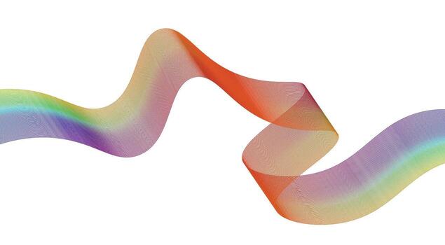 ondulado mezcla líneas resumen vistoso degradado curvo diseño antecedentes ilustración vector