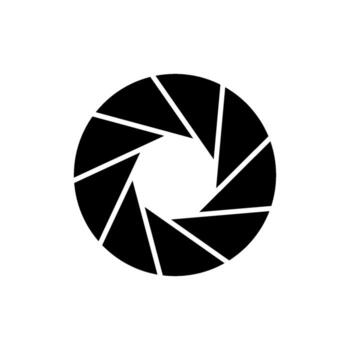 Aperture icon design templates simple and vector