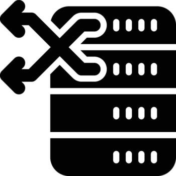 Alter, Change, Data Definition Glyph Solid Icon vector