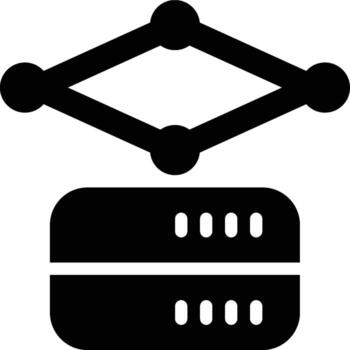 Atomicity, Database, Acid Properties Glyph Solid Icon vector