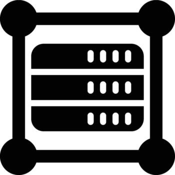 Environment, Database Environment, Isolation Glyph Solid Icon vector