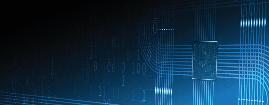 un computadora pantalla con un azul antecedentes vector