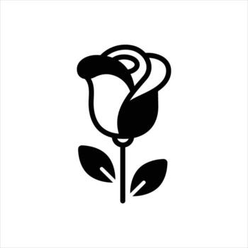 sólido icono Rosa vector