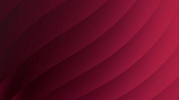 mörk röd diagonal Vinka bakgrund med slät abstrakt böjd lutning band video