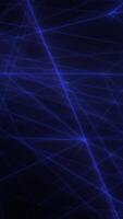 A dynamic and abstract representation of glowing lines creating an intricate web against a dark backdrop video