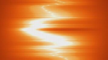 brillante naranja onda de sonido visualizador hecho de vertical barras y estilo pixel cuadrícula modelo video