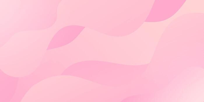 Abstract pink background with soft gradient waves. vector